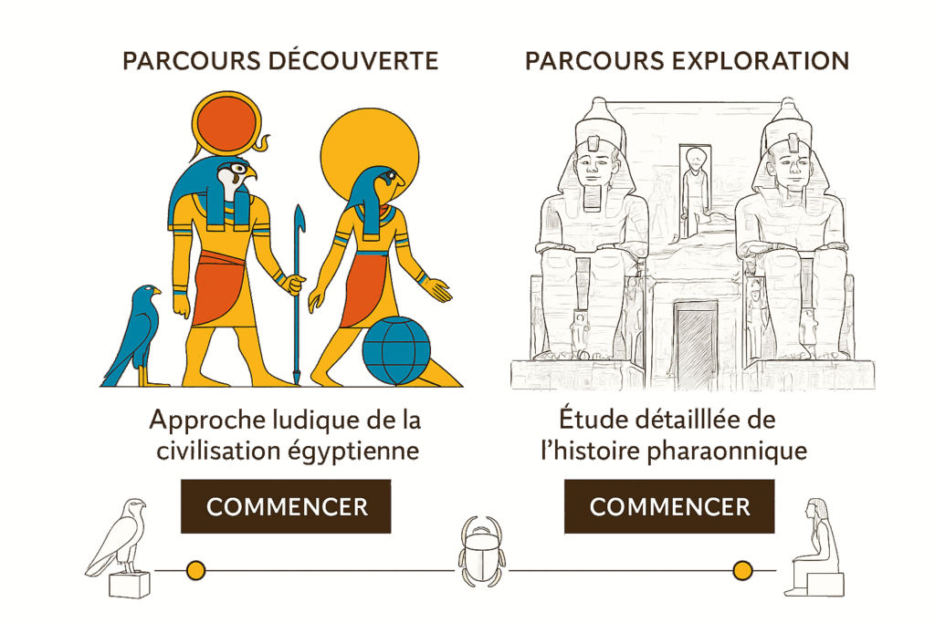 Parcours éducatifs sur l'Égypte ancienne 5 000 ans d'histoires