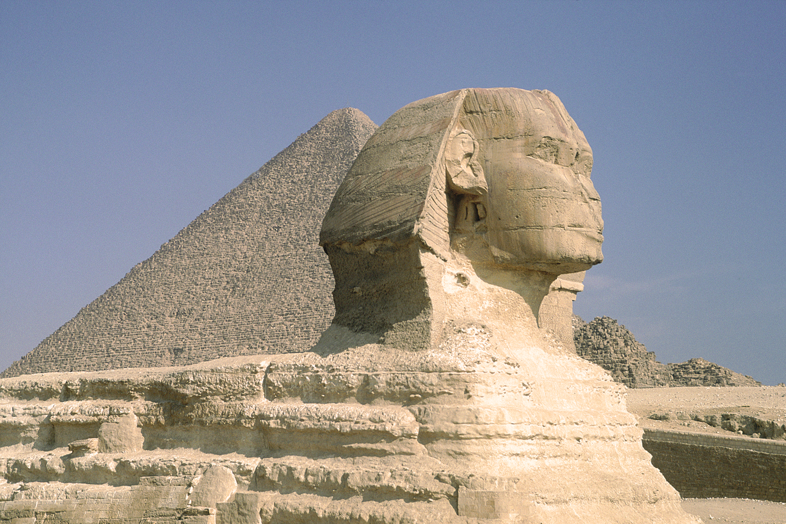 Illustration du site Gizeh, Grand Sphinx et temple du Sphinx