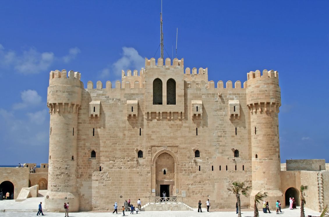 Citadelle de Qaitbay sur le front de mer d’Alexandrie